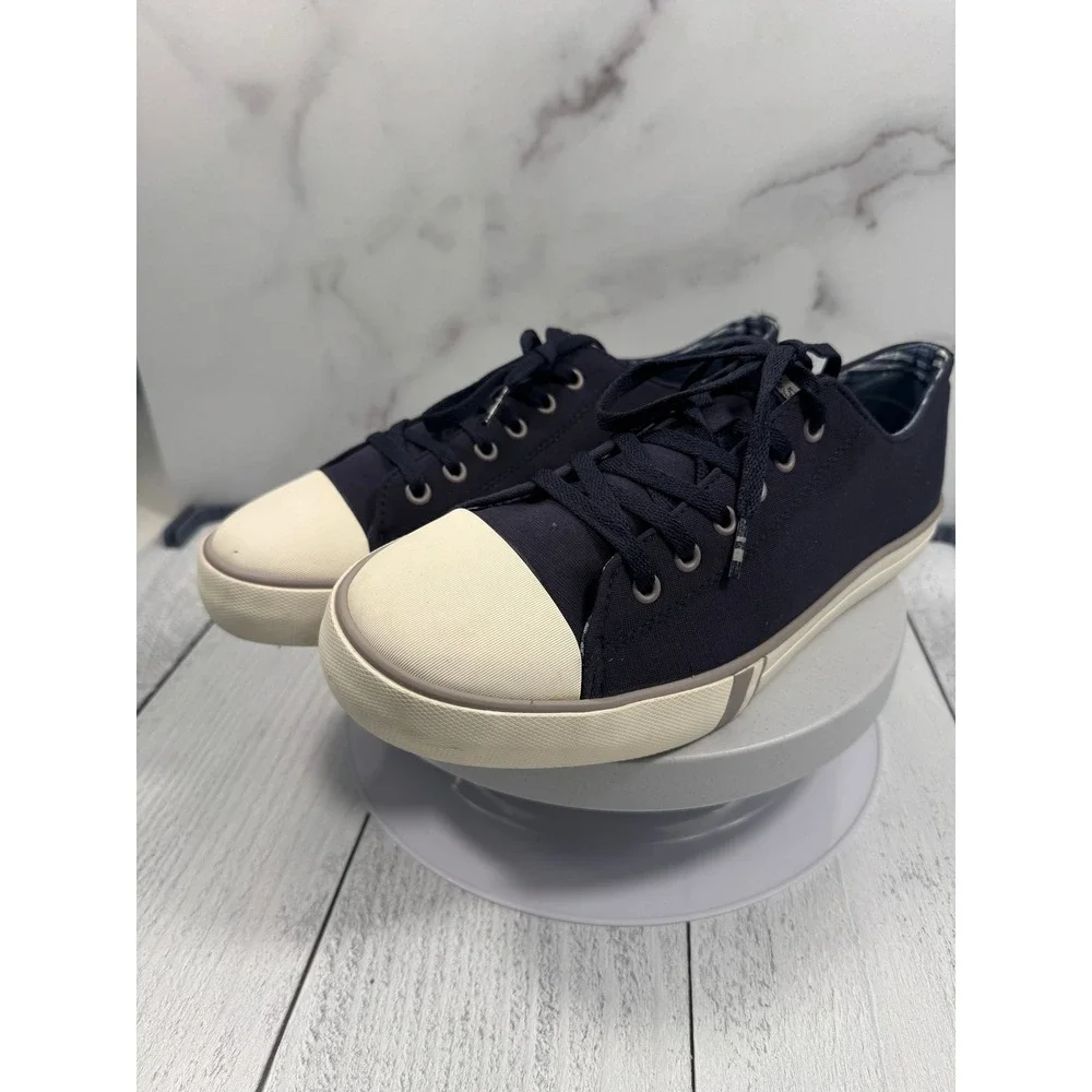Ben‎ Sherman Men Sneakers Canvas Navy Casual Lace Up Size 10.5